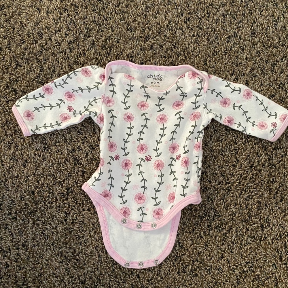Long Sleeved Baby Girl One Piece